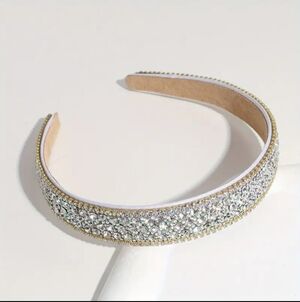 Korean Dongdaemun Rhinestone-Inlaid Hairband NEW